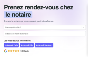recherche notaire en ligne Clotère