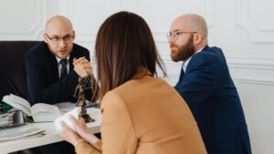 Consultation client en étude notariale